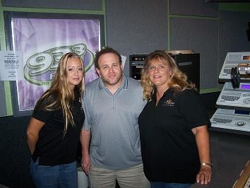 MJ Kelli with Cheresee and Marjorie in 93.3 studio